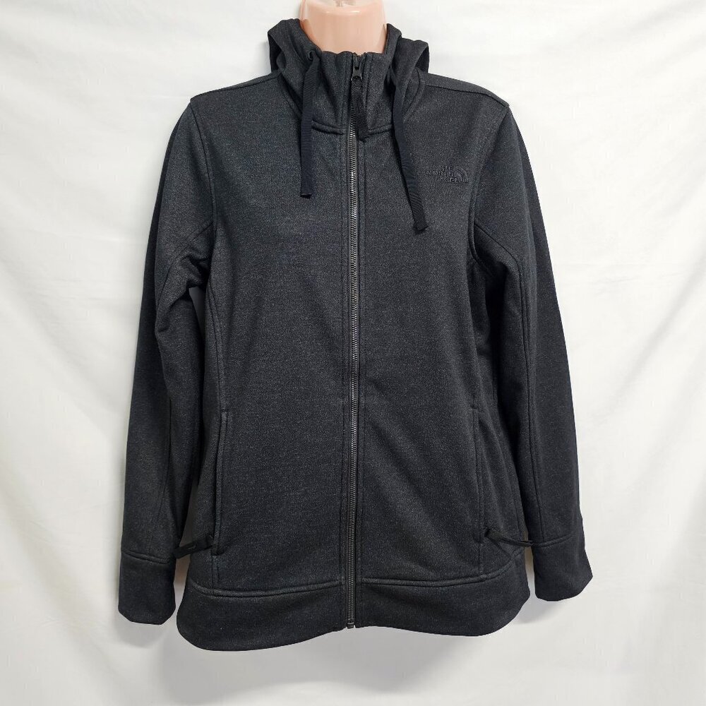 The North Face Women's Full Zip Hooded Jacket Size M Dark Gray